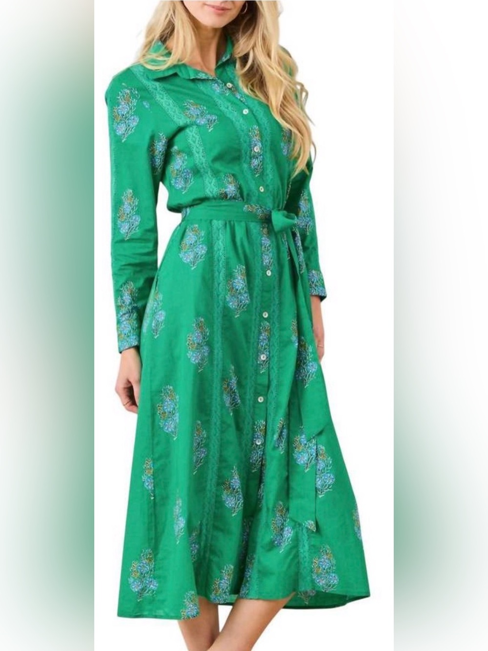 PRINTFRESH meredith midi dress in bouquet blossoms size XL - Picture 3 of 15